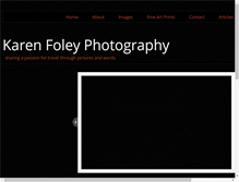 Tablet Screenshot of karenfoleyphotography.com